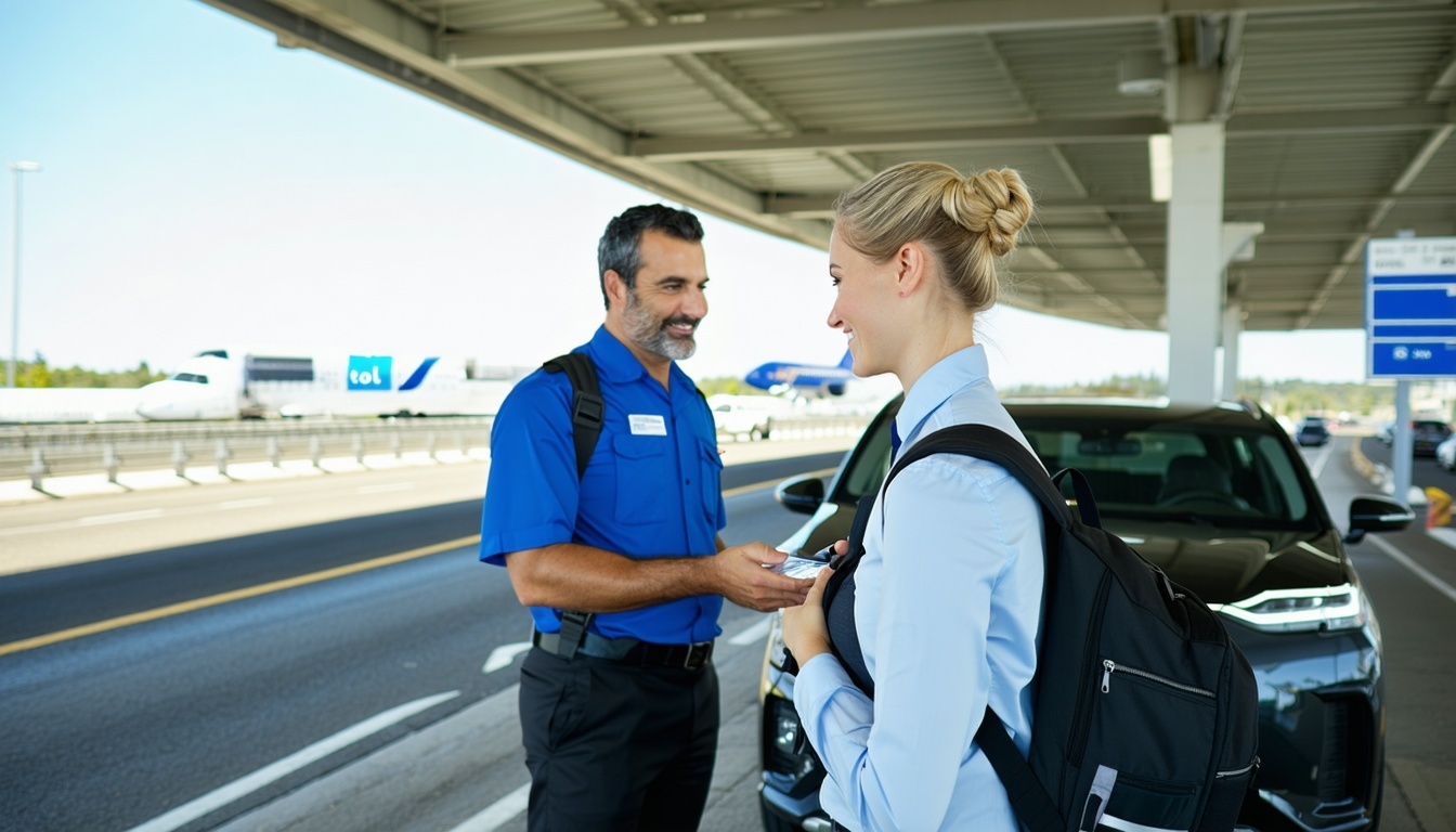 Toll Way Travel customer service assisting a traveller